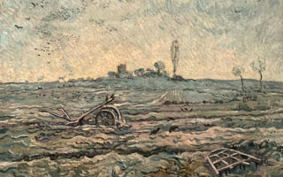 Schneebedecktes Feld mit Egge (nach Millet), Van Gogh 1890