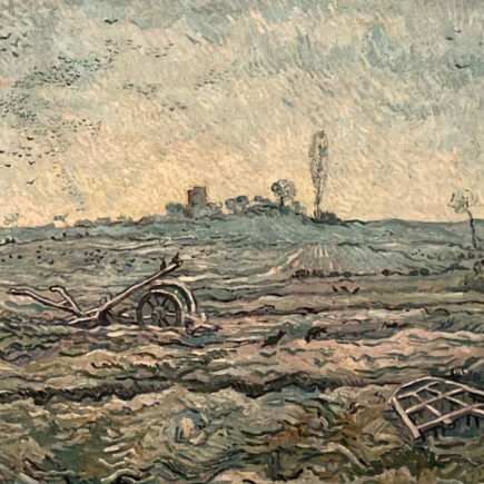 Schneebedecktes Feld mit Egge (nach Millet), Van Gogh 1890