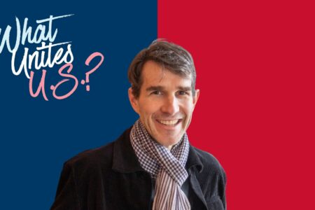 Veranstaltungswerbung der dai Tübingen zu Art under Fire, zeigt den Journalisten Hugh Eakin